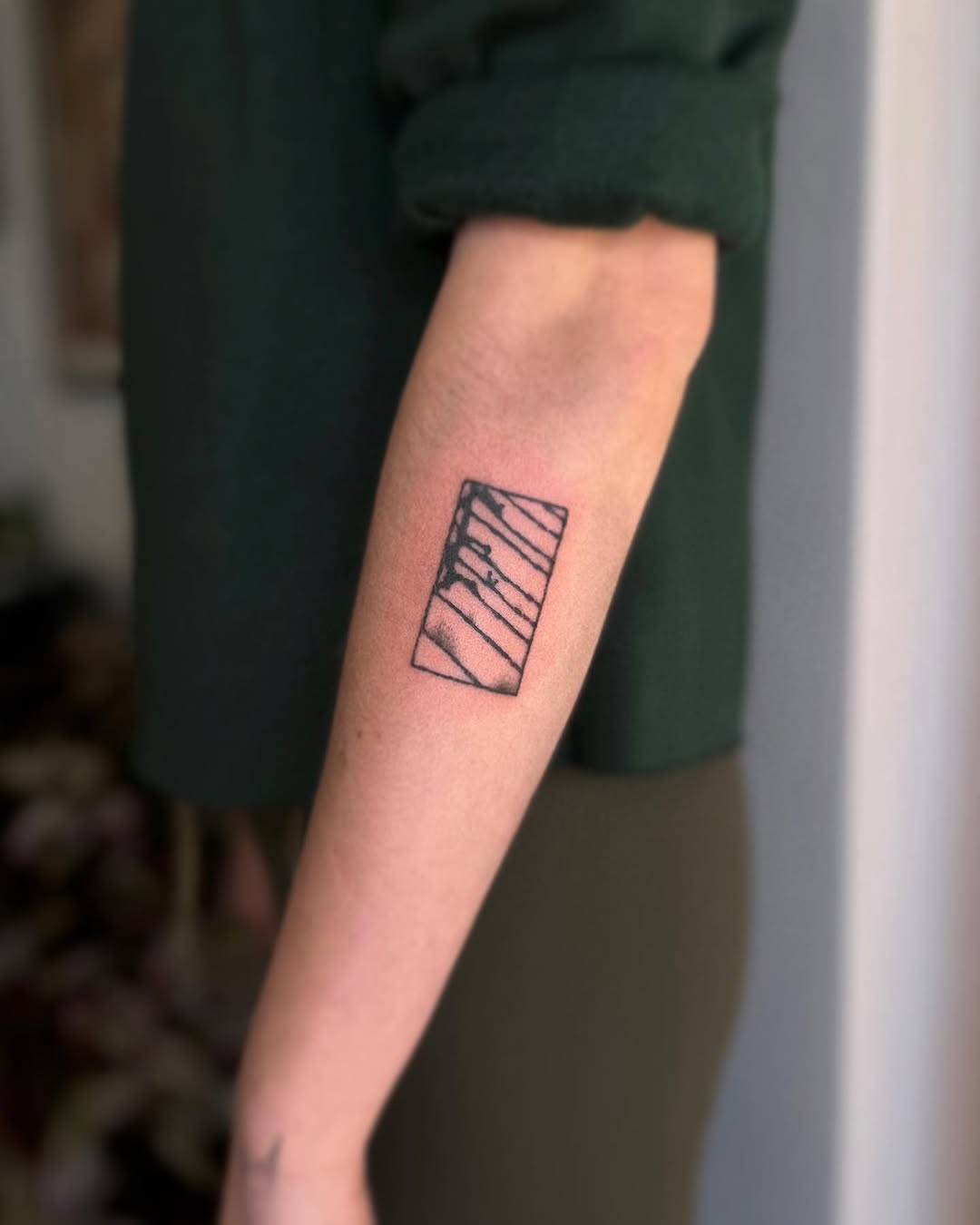 Tattoo by @sankangstudio — illustrative, minimalist