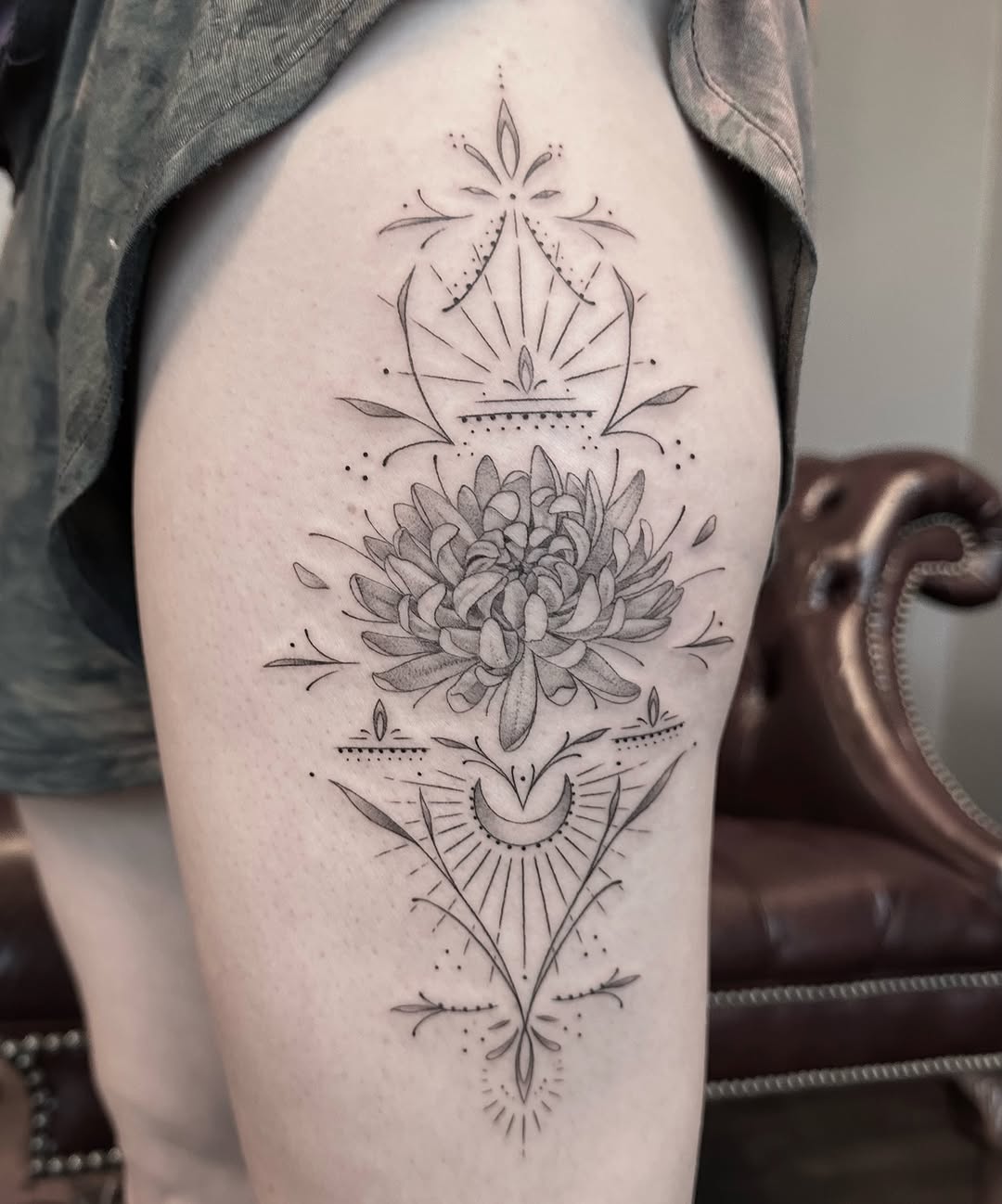 Tattoo by @cj.concepts — fine_line, dotwork