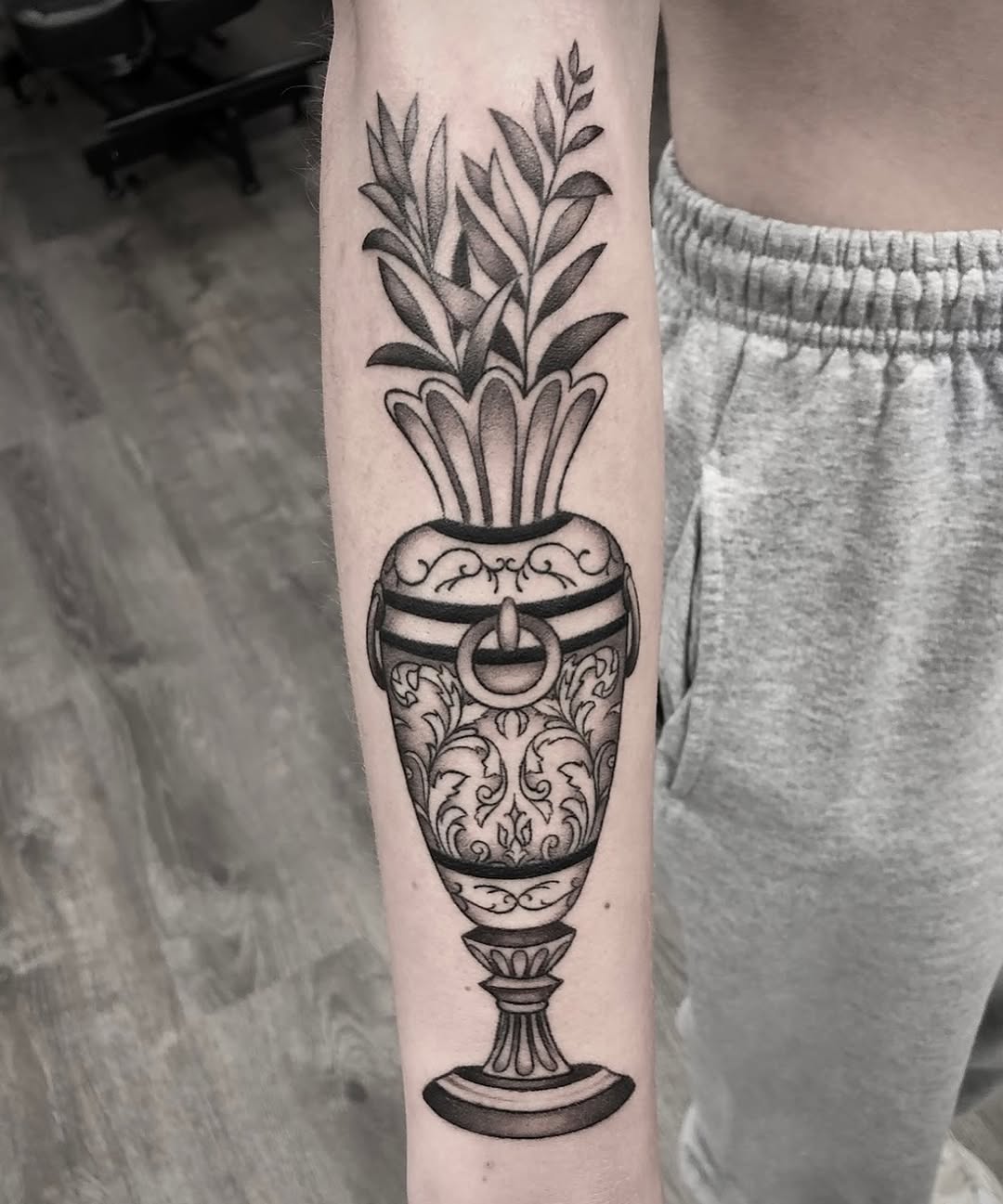 Tattoo by @cj.concepts — black_and_grey, ornamental