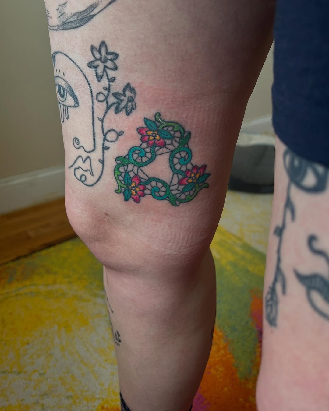 Tattoo by @pokesandspirals โ fine_line