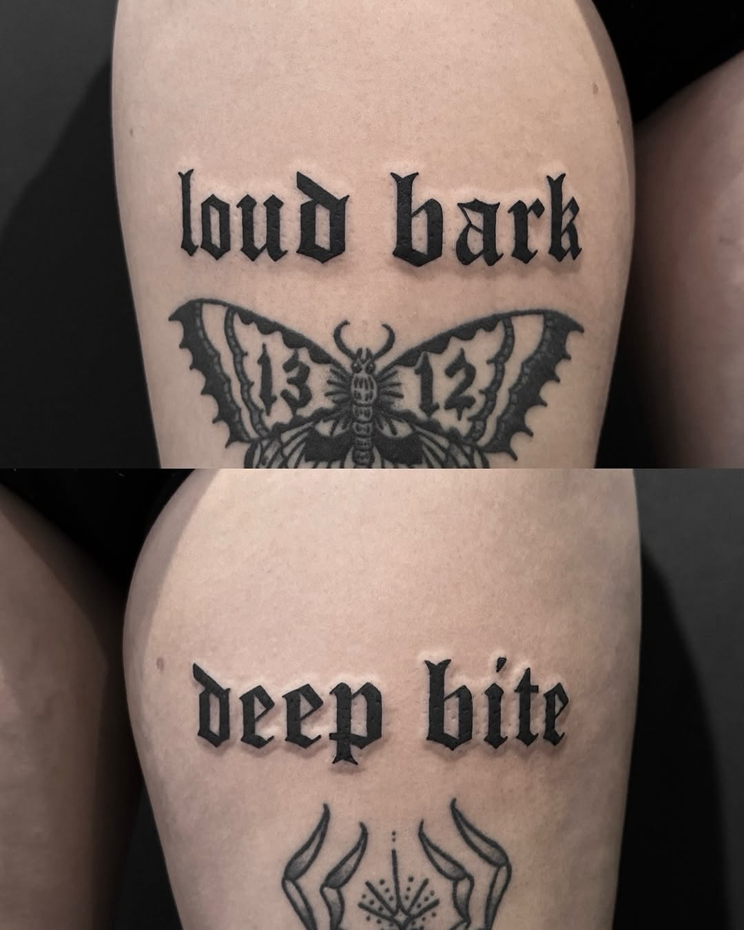Tattoo by @beirxtt — lettering_script, blackwork