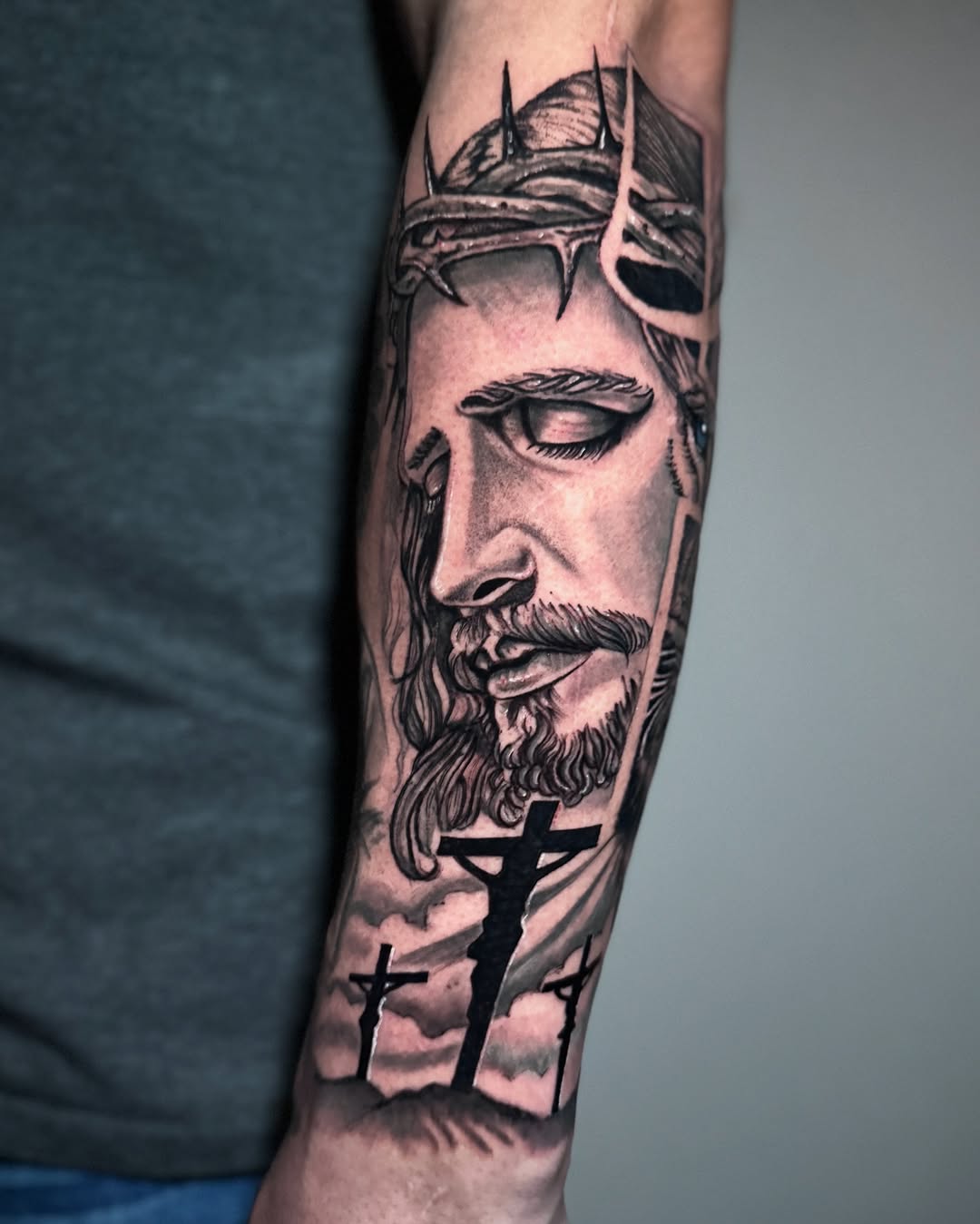 Tattoo by @paolainkart โ realism, black_and_grey