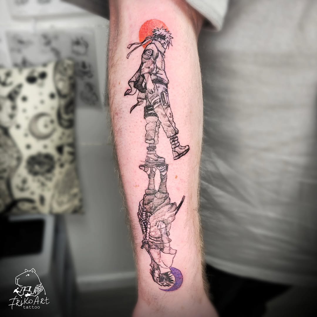 Tattoo by @irikoart_tattoo — anime, illustrative