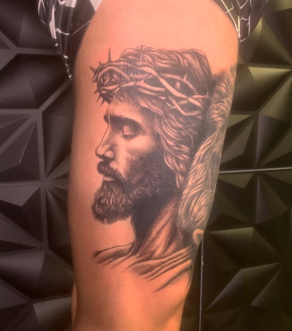 Tattoo by @darsey.waters.art โ realism, black_and_grey