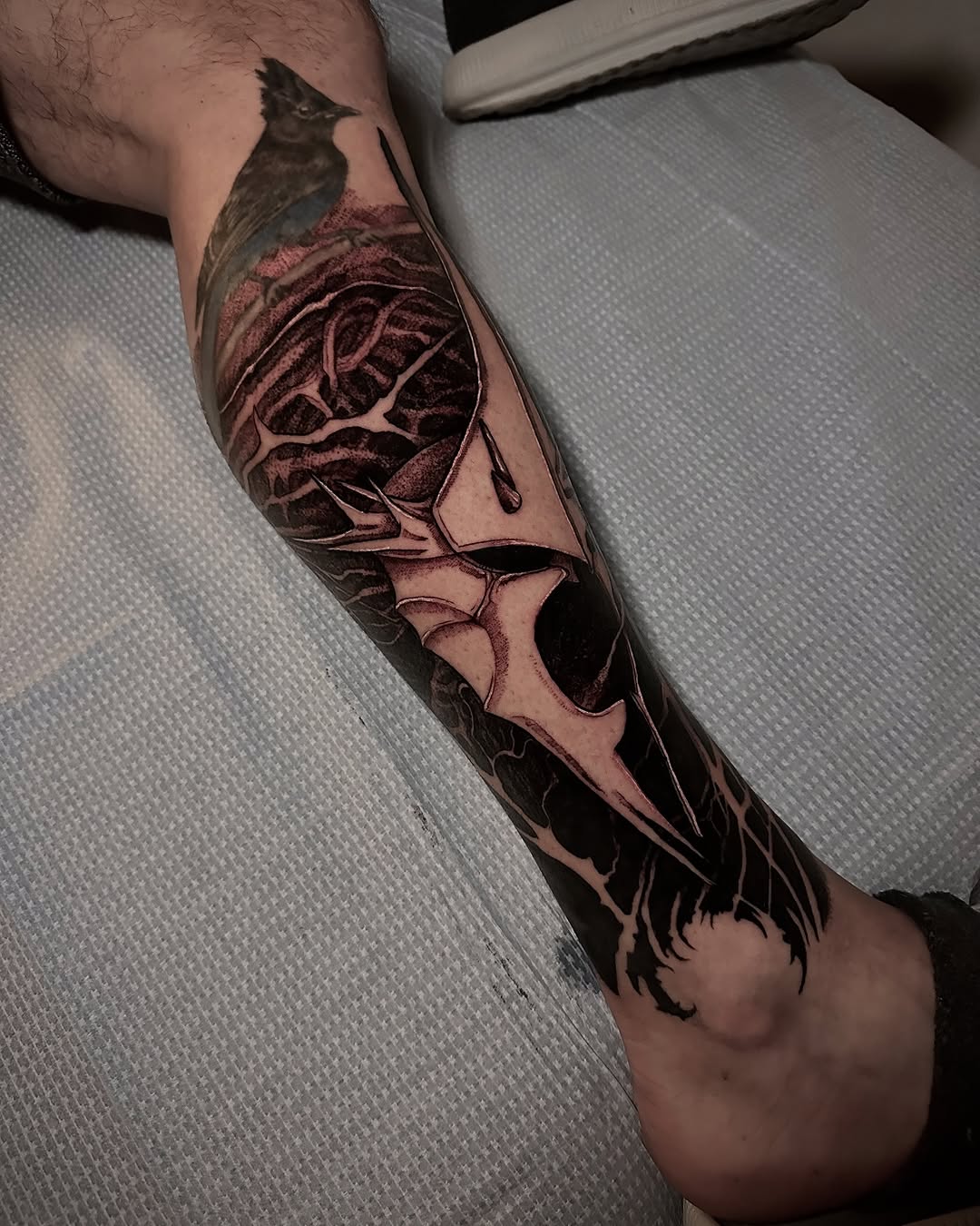 Tattoo by @pablomoreiratattoo — black_and_grey, realism