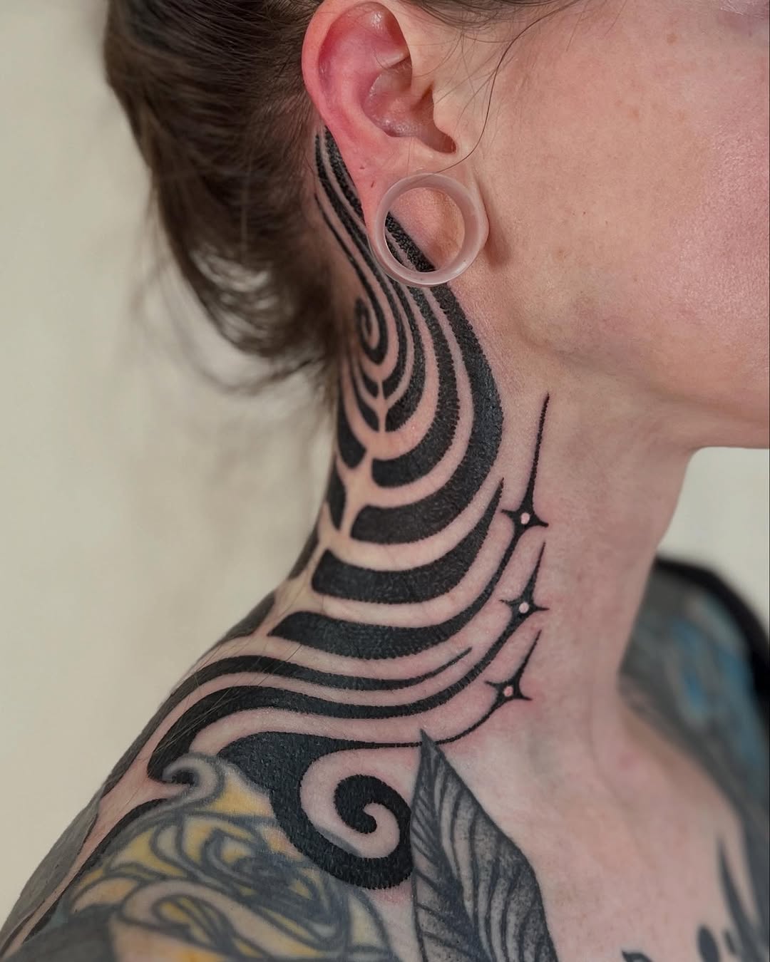 Tattoo by @katnoirink โ blackwork, geometric
