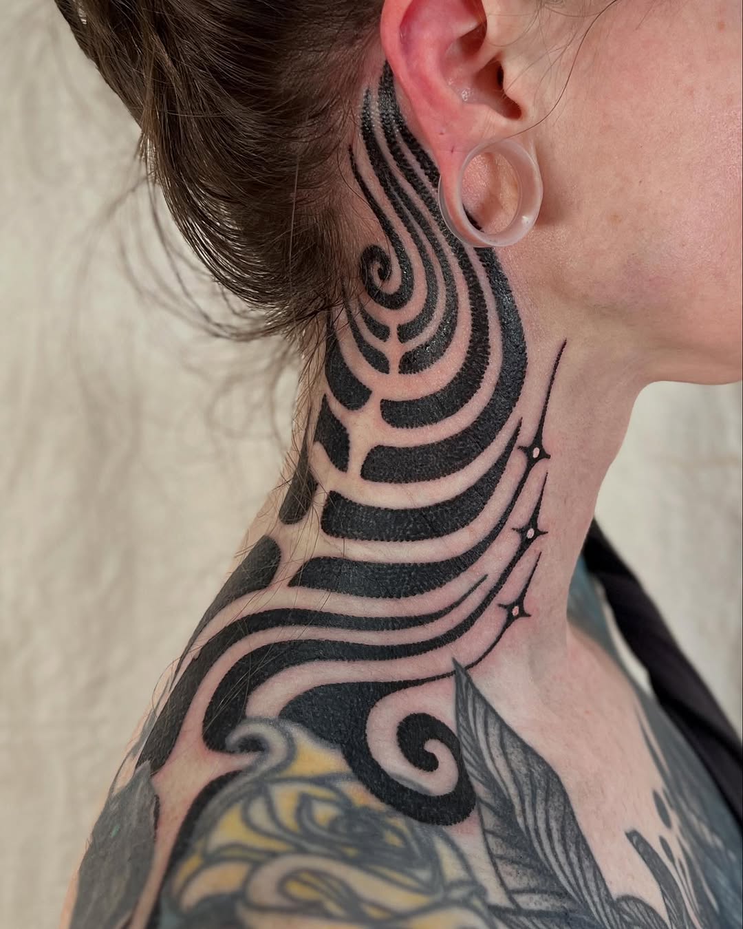 Tattoo by @katnoirink โ blackwork, geometric