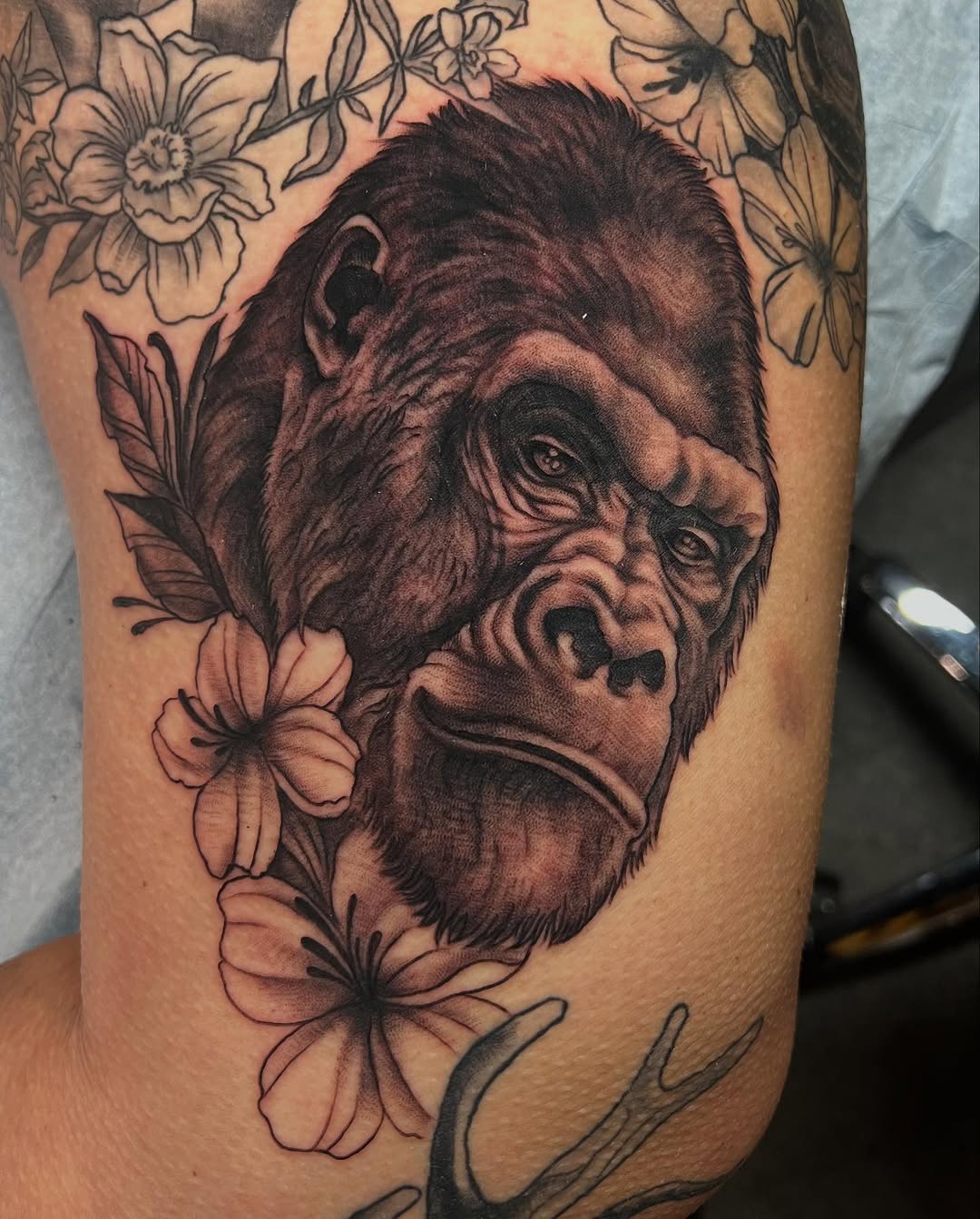 Tattoo by @dustin_hysell_tattooer โ black_and_grey, realism