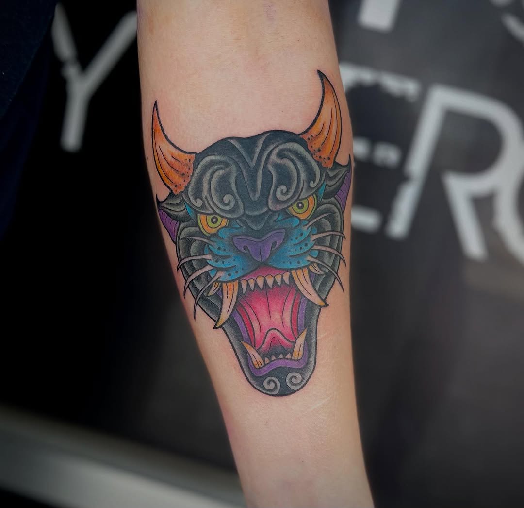 Tattoo by @alandapanda — japanese_irezumi, neo_traditional
