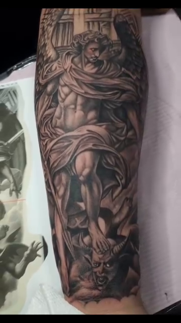 Tattoo by @mikeotattoo — realism, black_and_grey