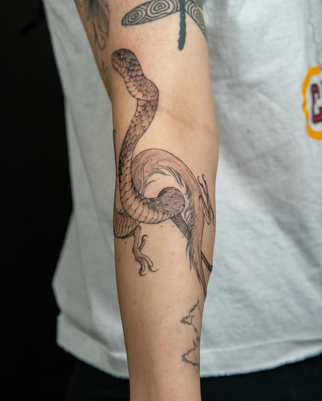 Tattoo by @cupidnegra β black_and_grey, illustrative