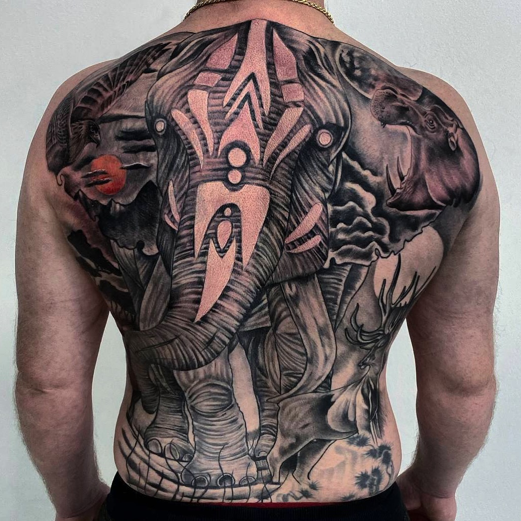 Tattoo by @puratintamiami β realism, black_and_grey