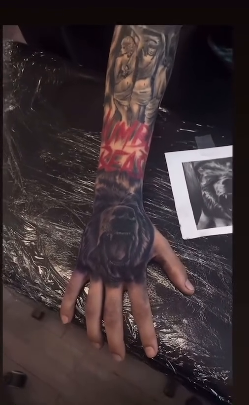 Tattoo by @ohiomike_ — blackwork, realism