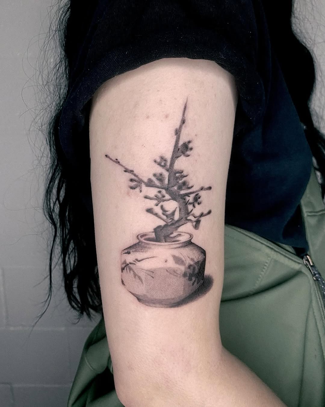 Tattoo by @hanmi.ink — realism, black_and_grey