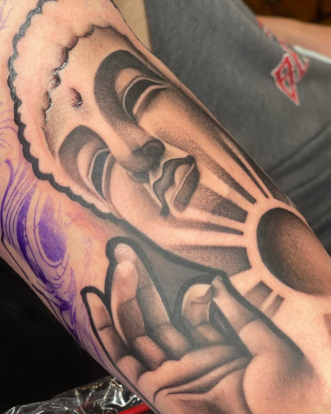 Tattoo by @imrashadorlando — black_and_grey, realism