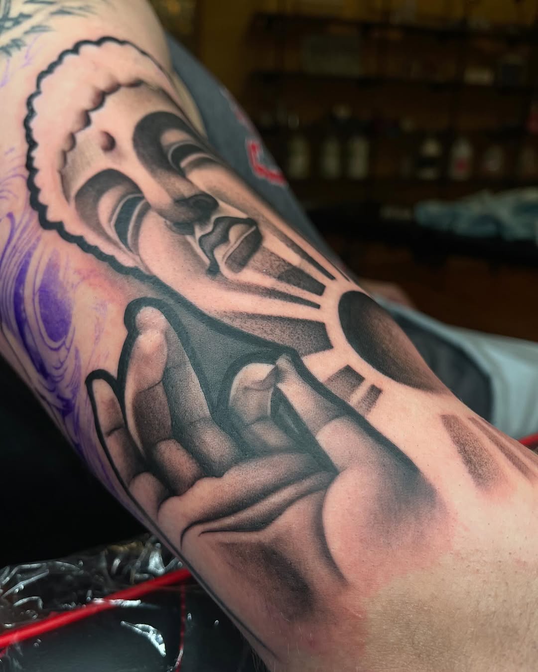 Tattoo by @imrashadorlando — black_and_grey, realism
