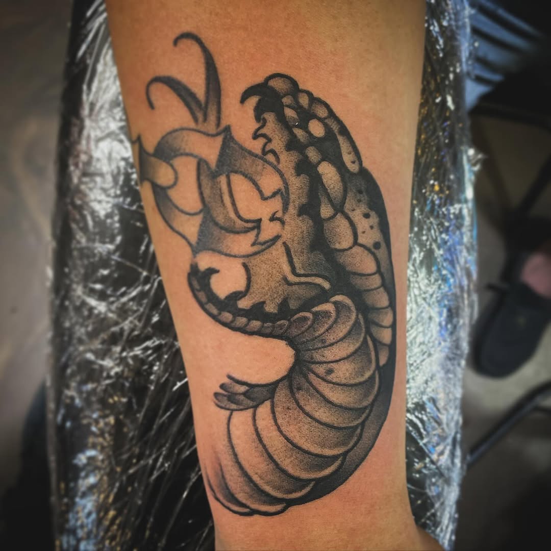 Tattoo by @codywolfetattoo โ american_traditional, black_and_grey