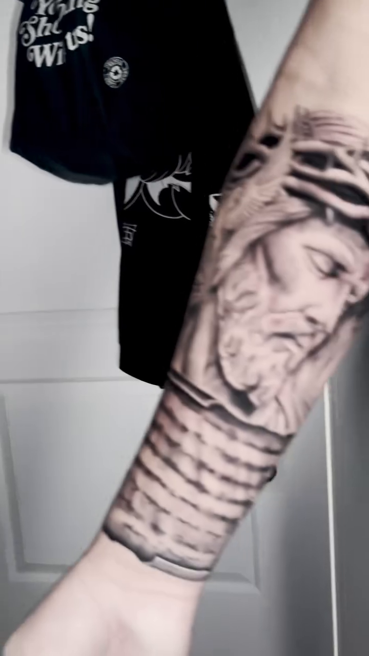 Tattoo by @inkedbypanezo — black_and_grey, realism