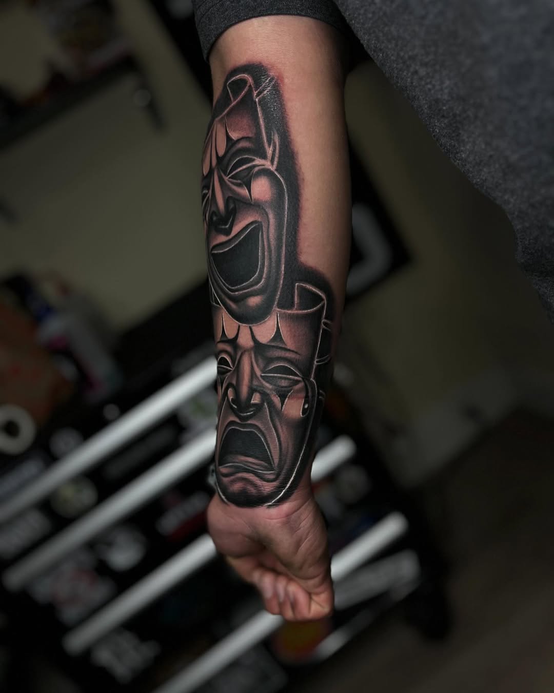 Tattoo by @benji_tattoos714 — black_and_grey, realism