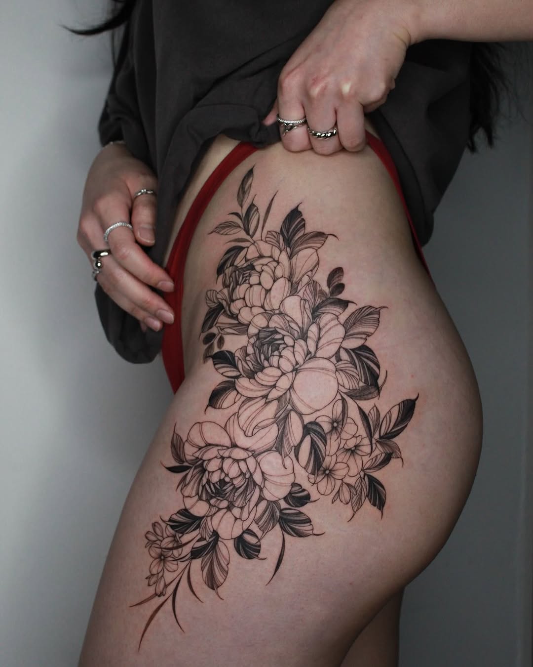 Tattoo by @trixiehg.tattoo — illustrative, black_and_grey