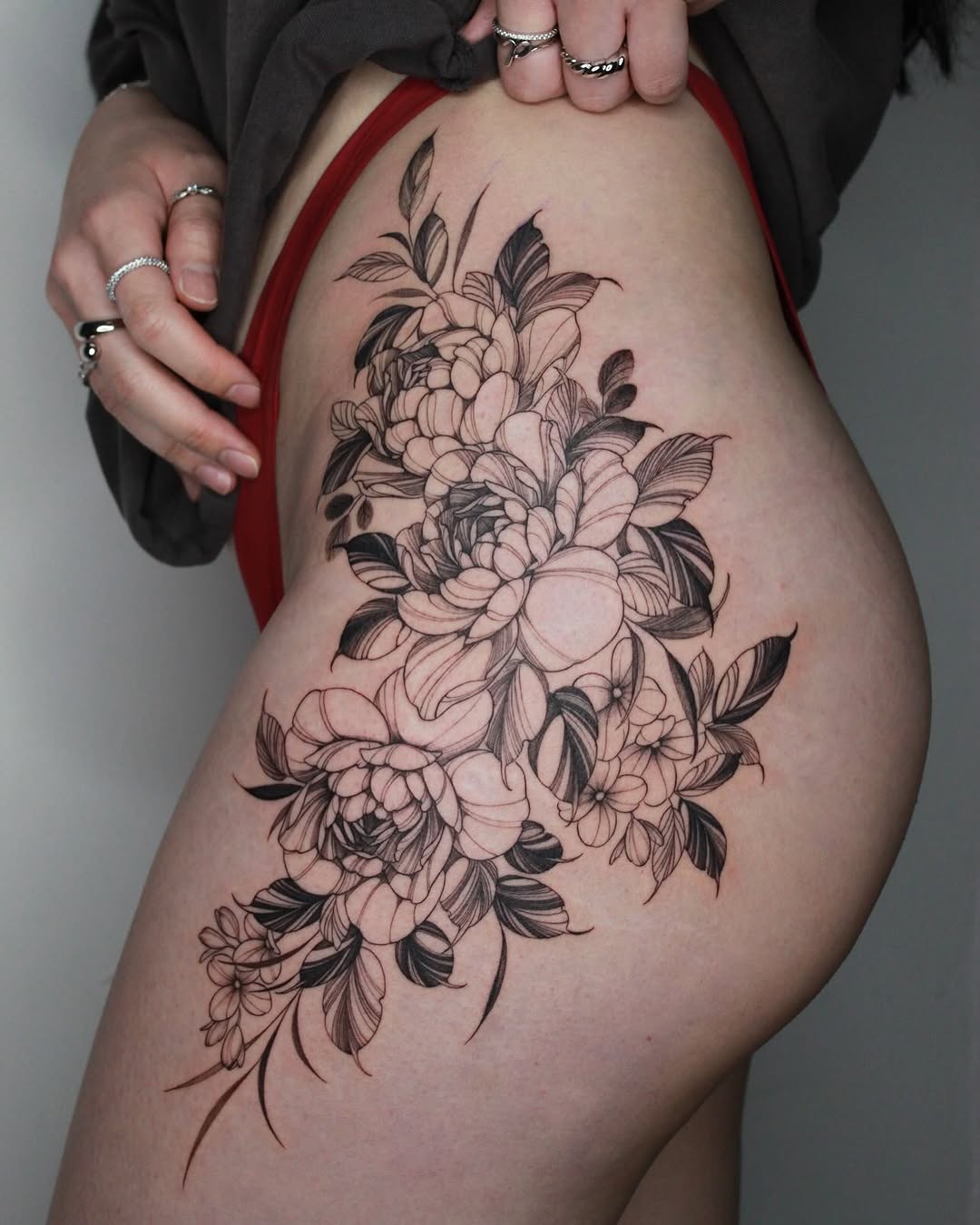 Tattoo by @trixiehg.tattoo — illustrative, black_and_grey