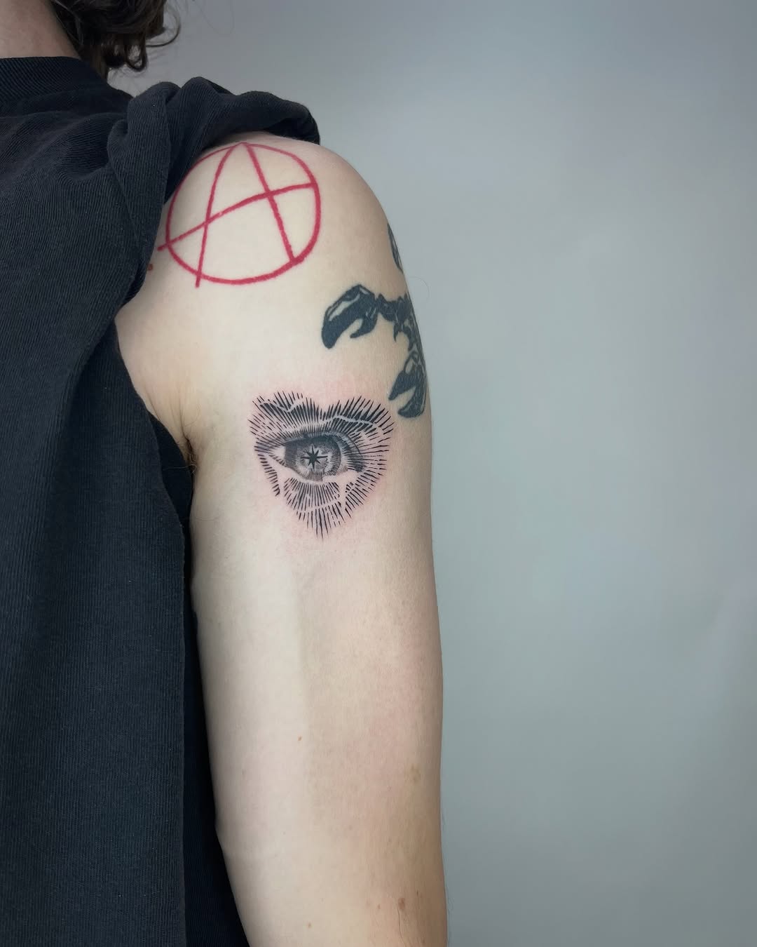 Tattoo by @skylar_tattoo — black_and_grey