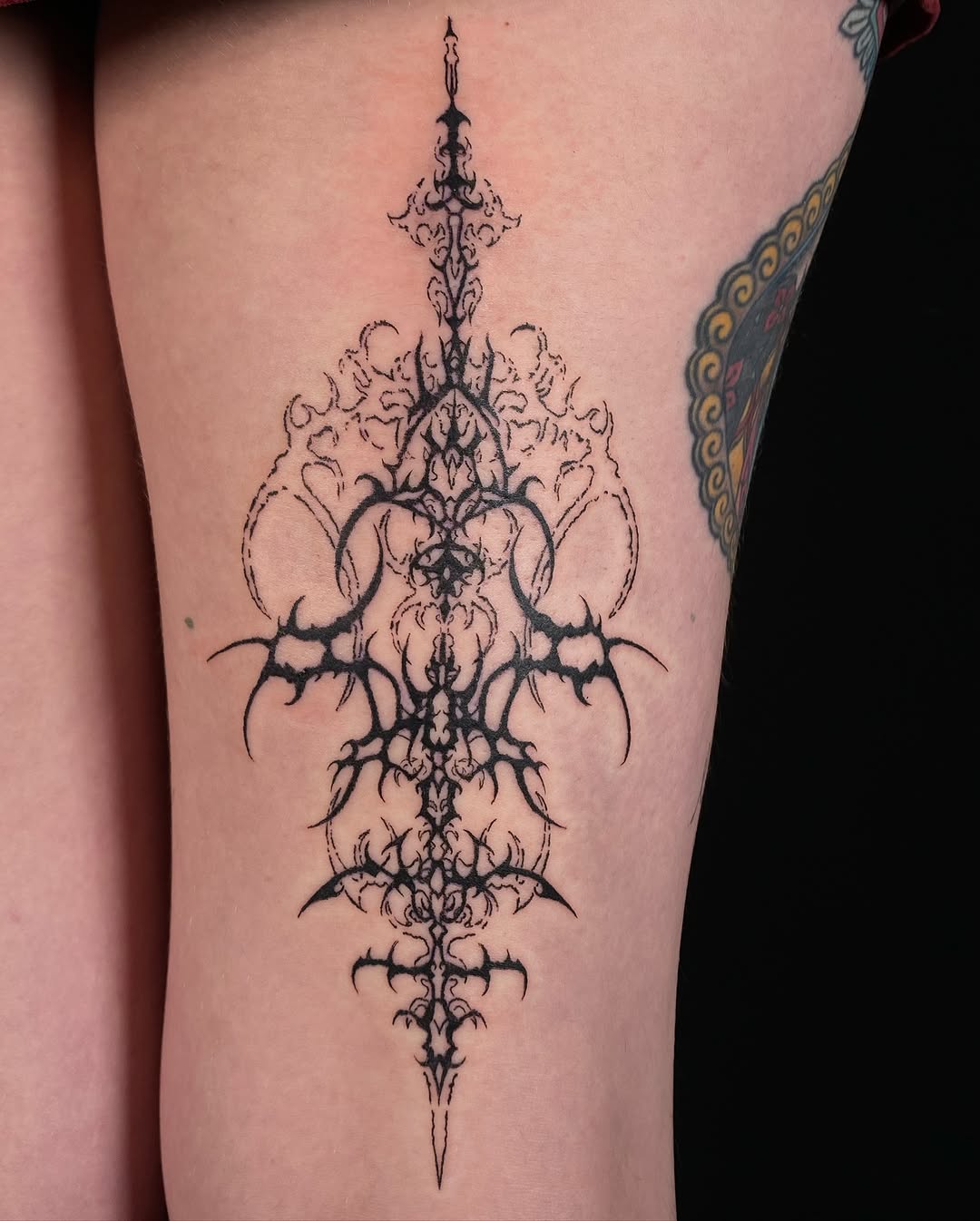 Tattoo by @skinwalker.ta2 โ blackwork, illustrative