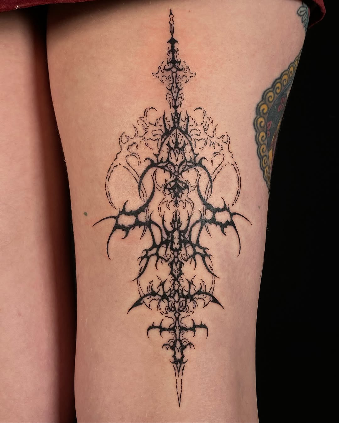 Tattoo by @skinwalker.ta2 โ blackwork, illustrative