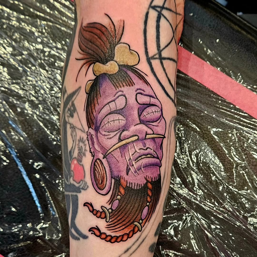 Tattoo by @hamilexis.art — illustrative, new_school