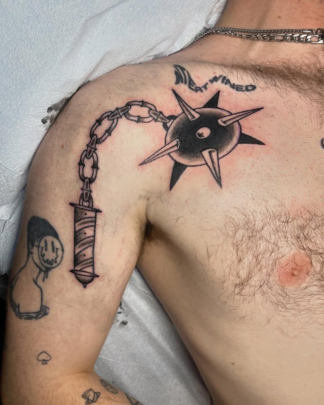 Tattoo by @_inkedbyj — blackwork