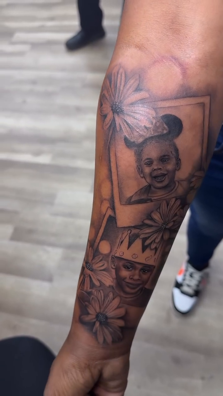 Tattoo by @artistzae_ โ realism, black_and_grey