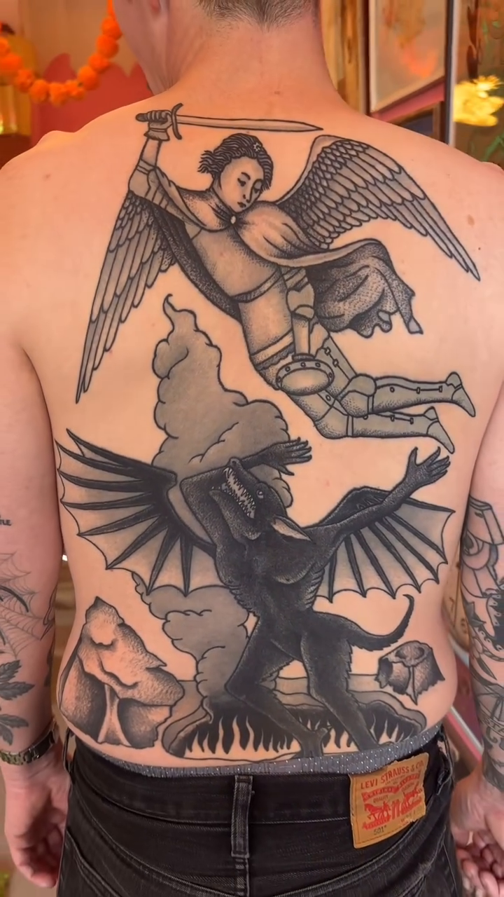 Tattoo by @jrflemingtattoo โ black_and_grey, realism
