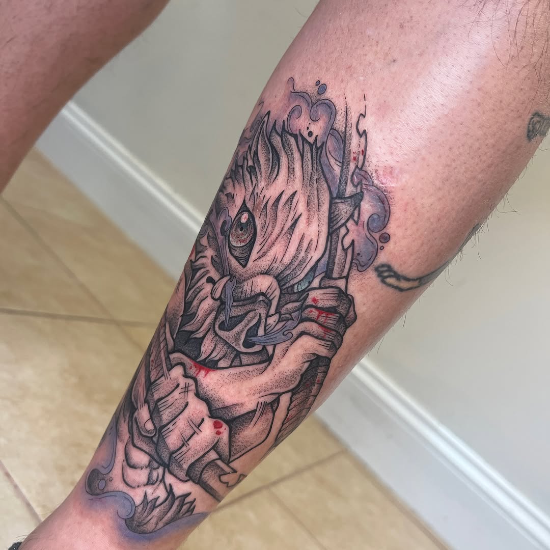 Tattoo by @koryn_tattoo — anime