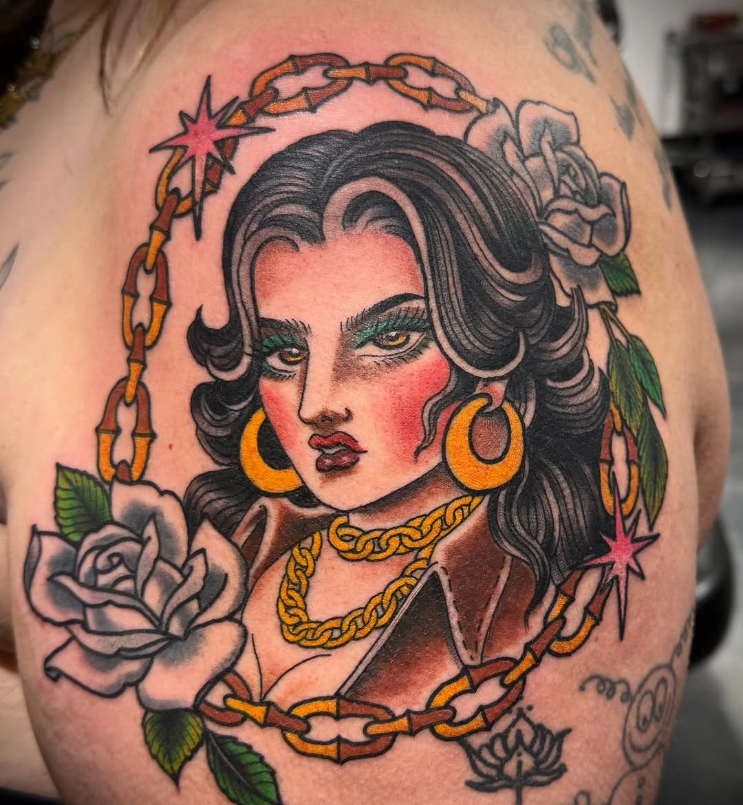 Tattoo by @tattoosbyhayden — american_traditional, neo_traditional