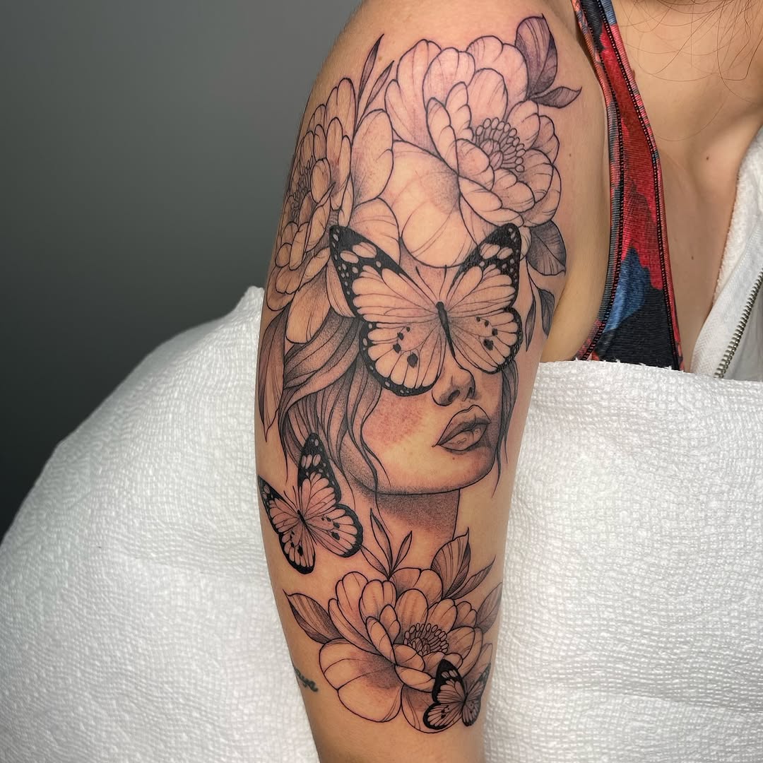 Tattoo by @lexx.christine โ illustrative, black_and_grey