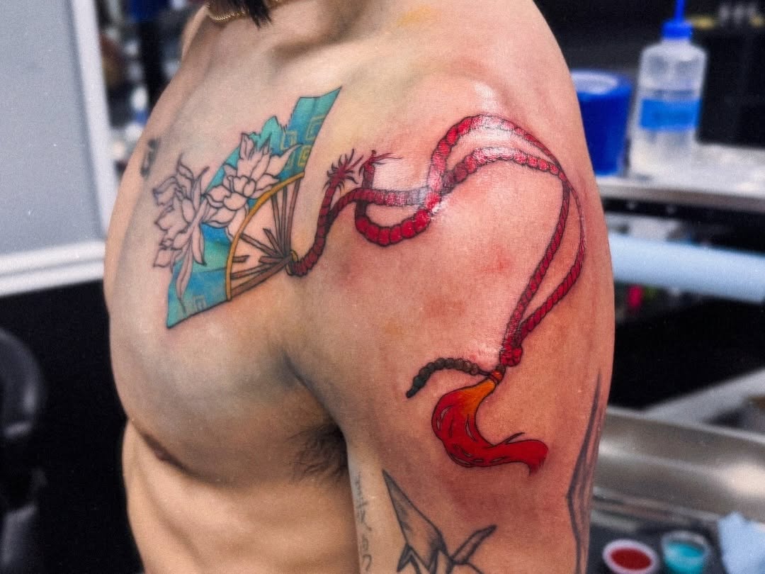 Tattoo by @marieamor_ink — illustrative, japanese_irezumi