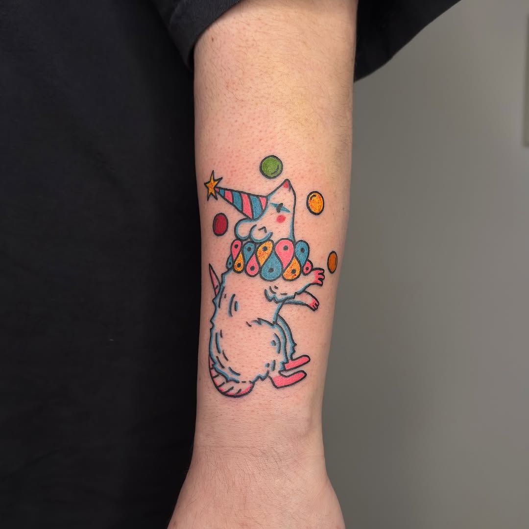 Tattoo by @scoldingarts — new_school