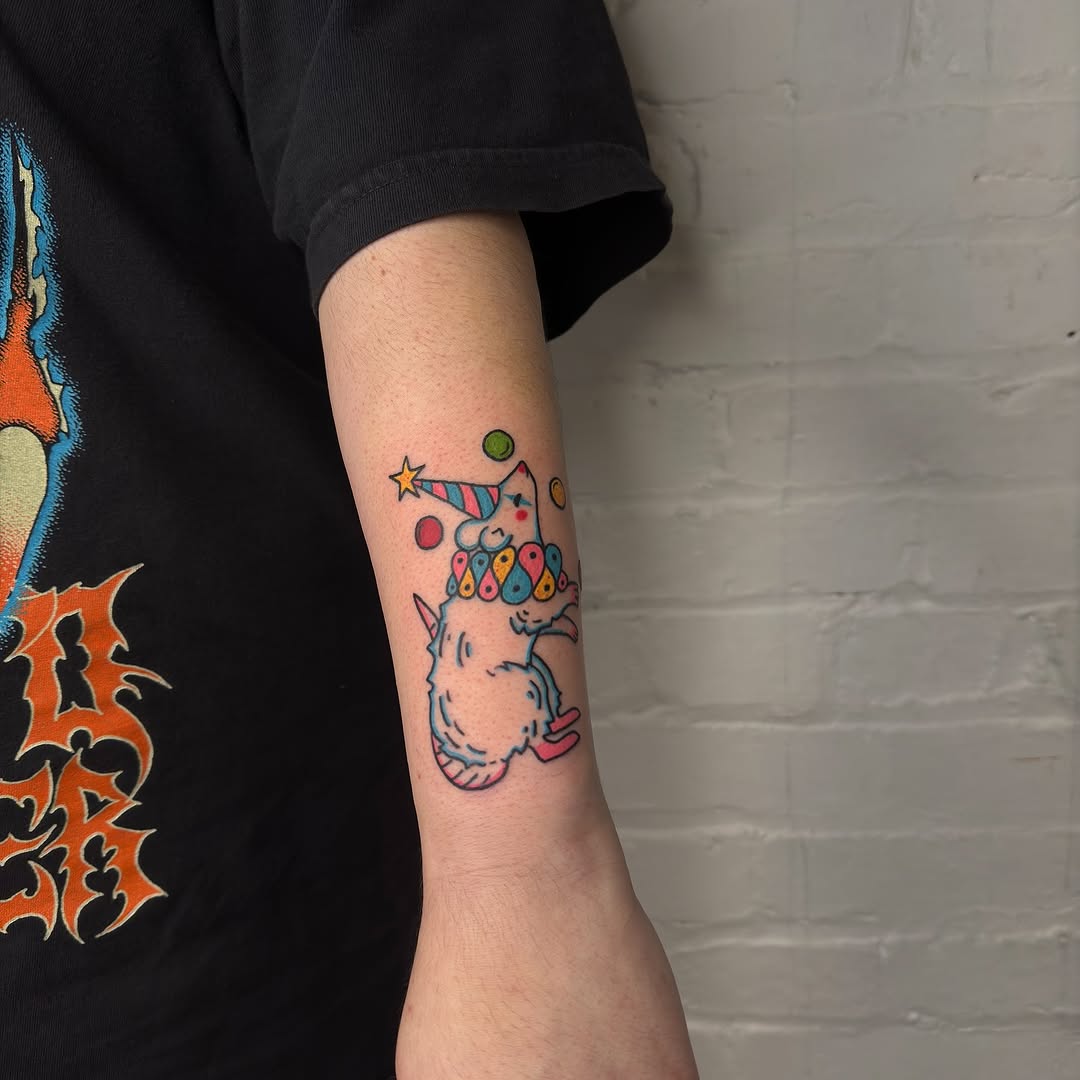 Tattoo by @scoldingarts — new_school