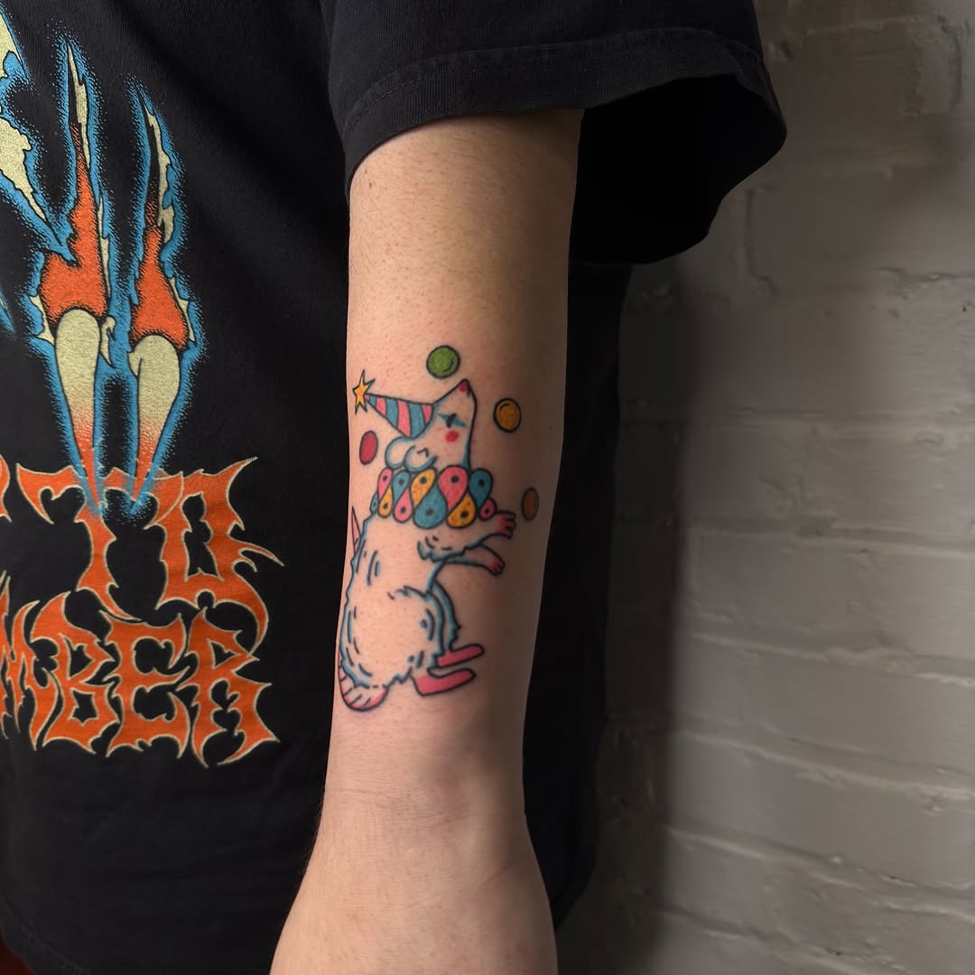 Tattoo by @scoldingarts — new_school