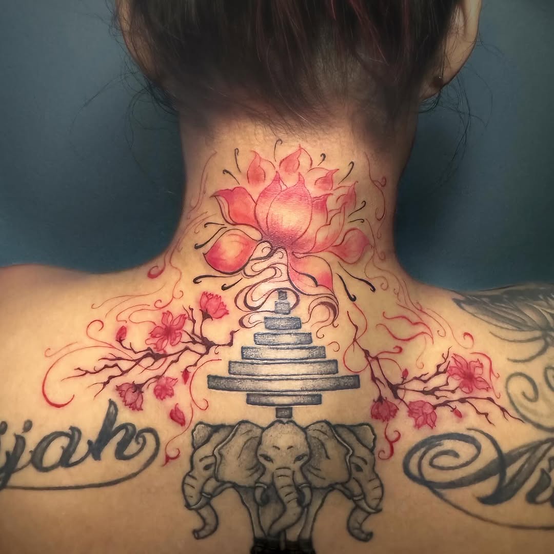 Tattoo by @kittystitches.ink — fine_line, black_and_grey