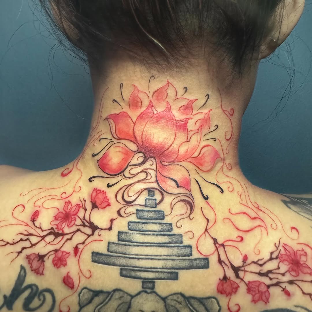 Tattoo by @kittystitches.ink — fine_line, watercolor