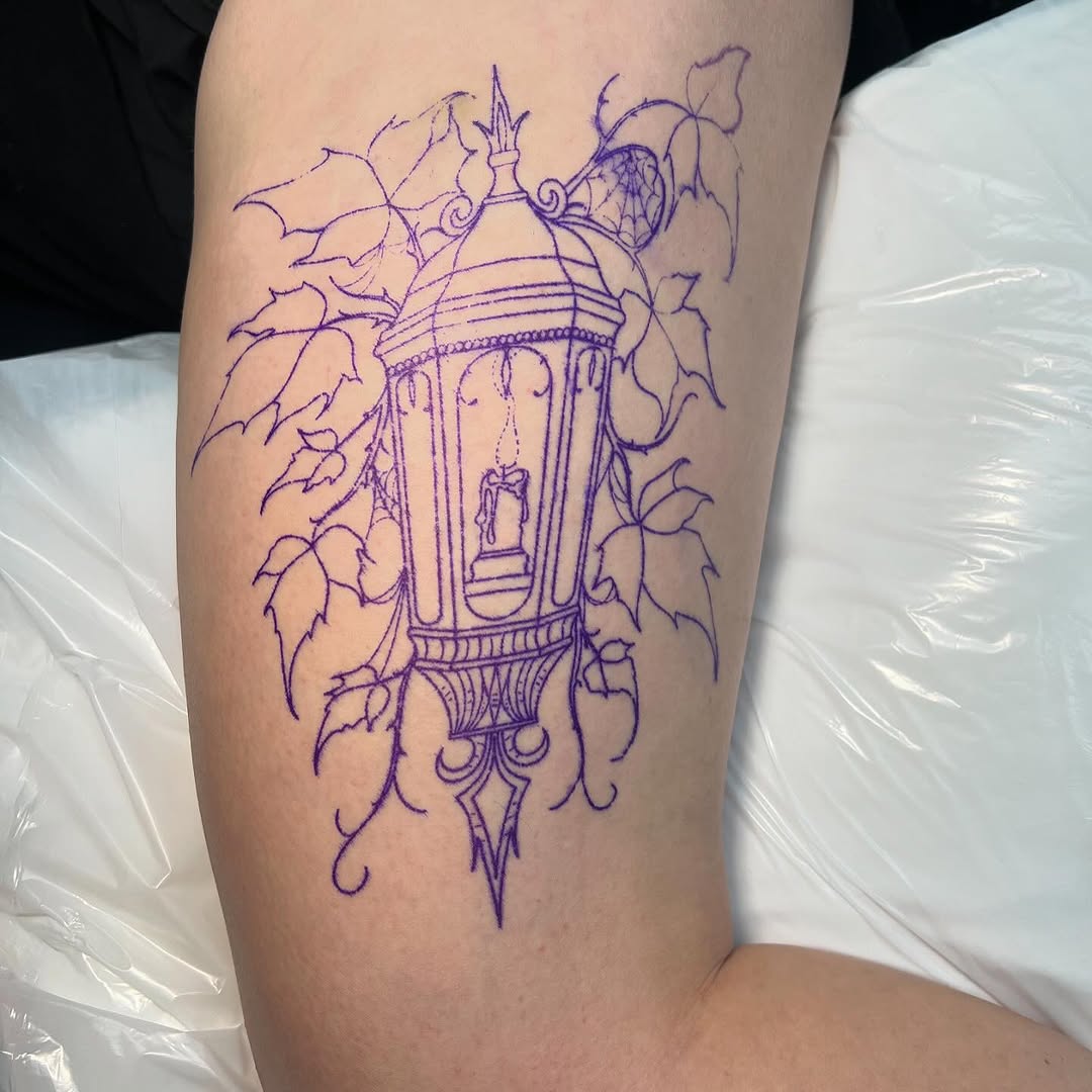 Tattoo by @artbydollface — illustrative