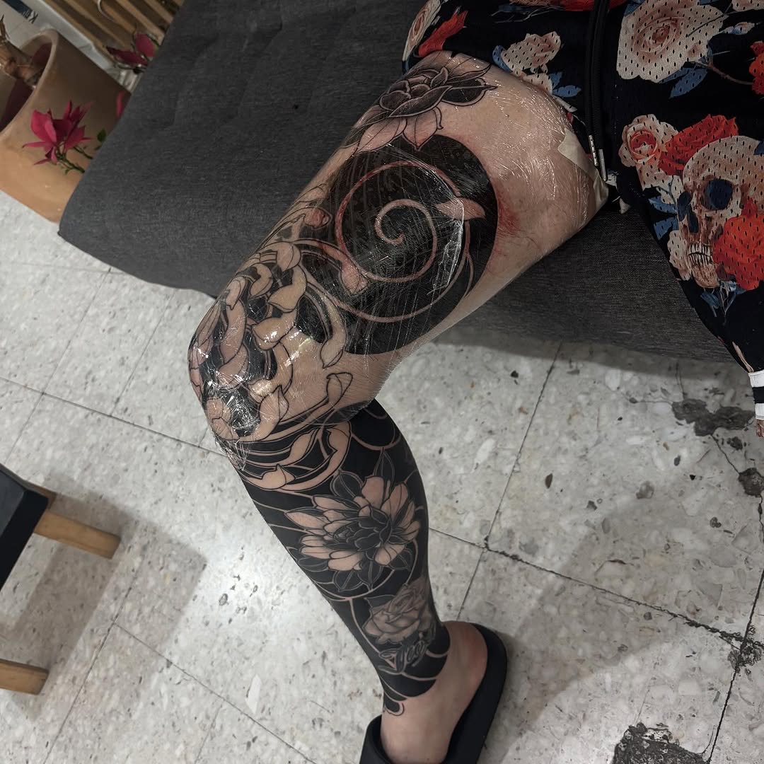 Tattoo by @samishii.ttt — japanese_irezumi, blackwork