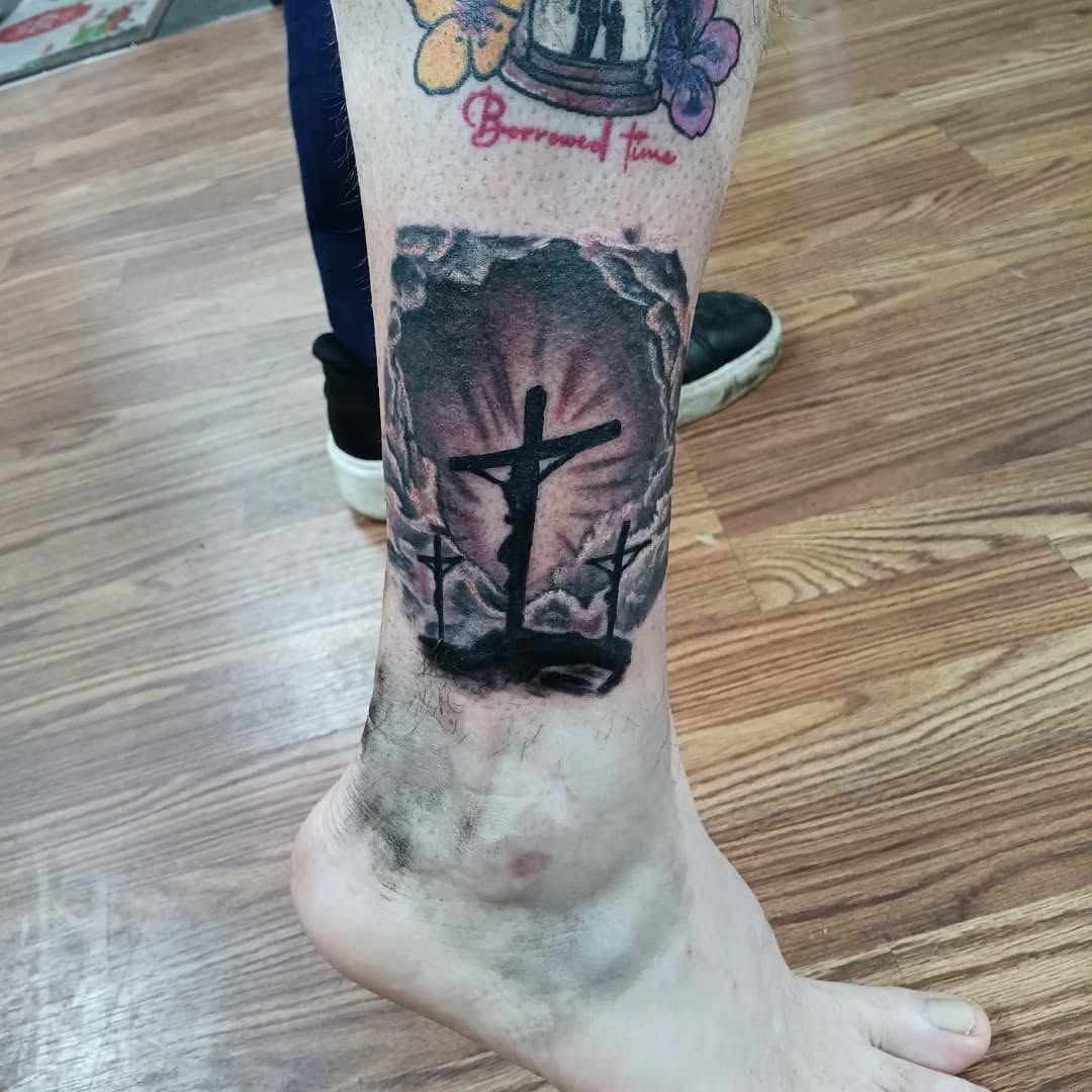 Tattoo by @speedy_tattz — black_and_grey, realism