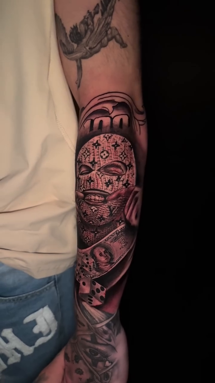 Tattoo by @aldocasalestatto — black_and_grey, realism