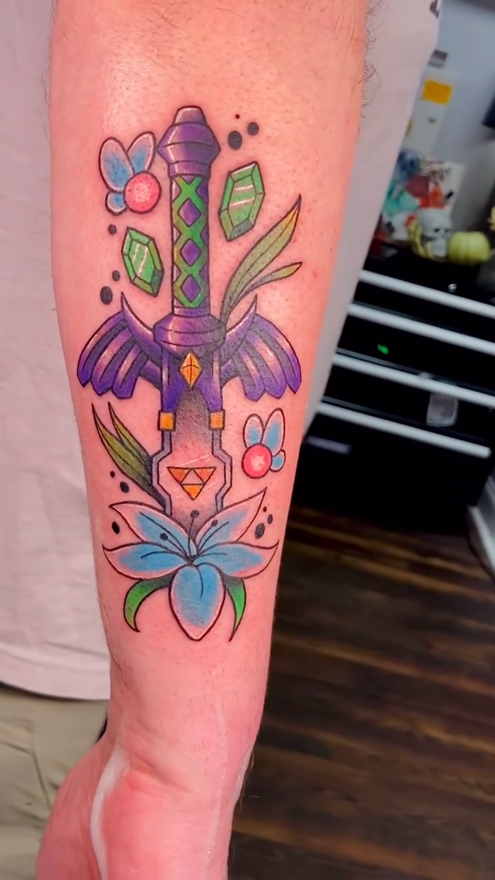 Tattoo by @munsterjamtattoos — anime