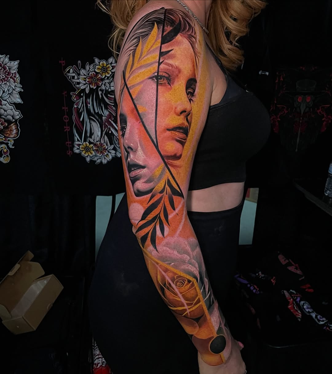 Tattoo by @tylerbowlingtattoos — realism, trash_polka