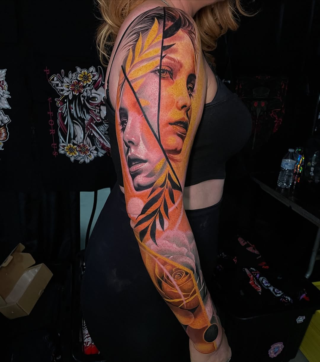Tattoo by @tylerbowlingtattoos — realism, trash_polka
