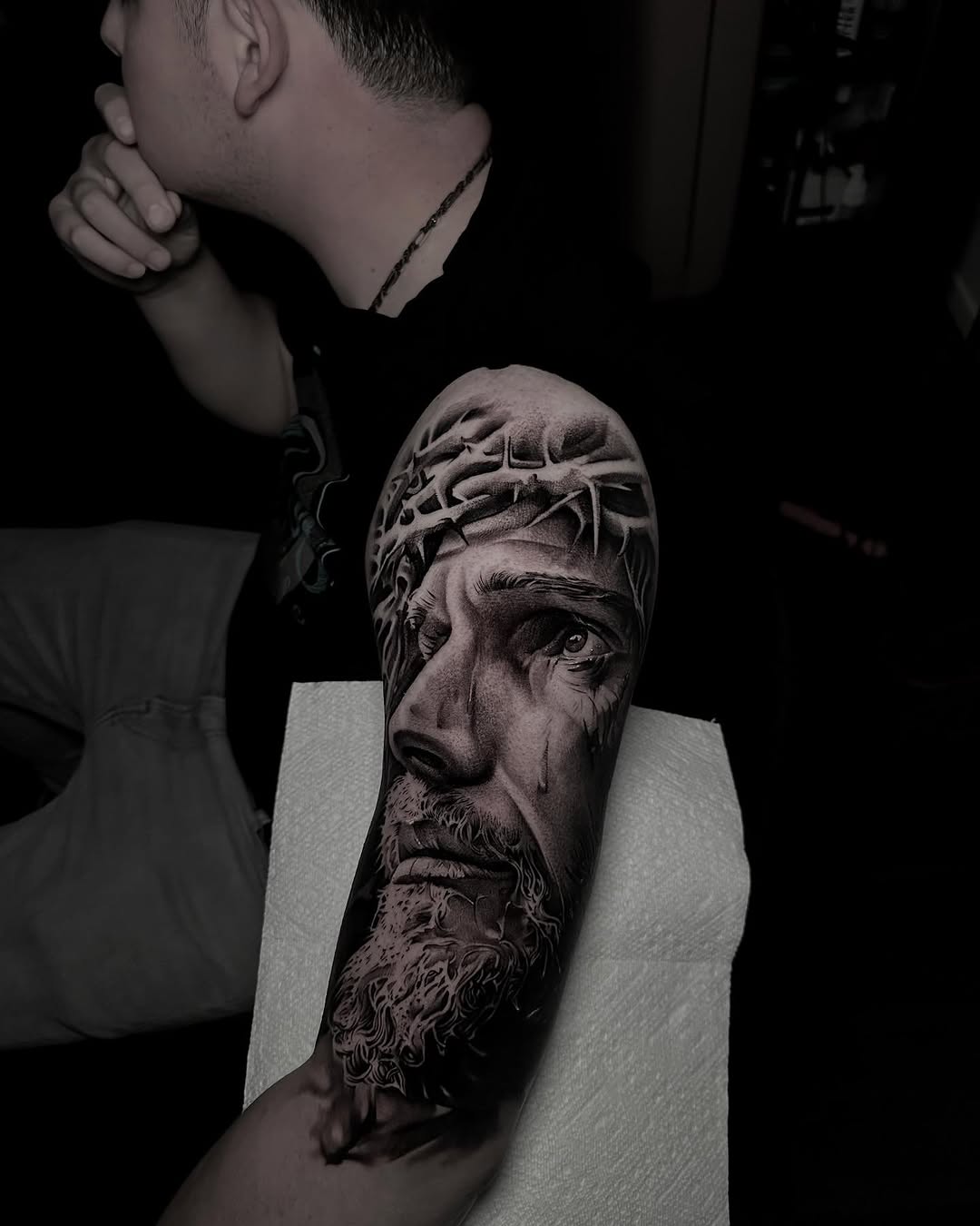 Tattoo by @rawb_tattoos β realism, black_and_grey