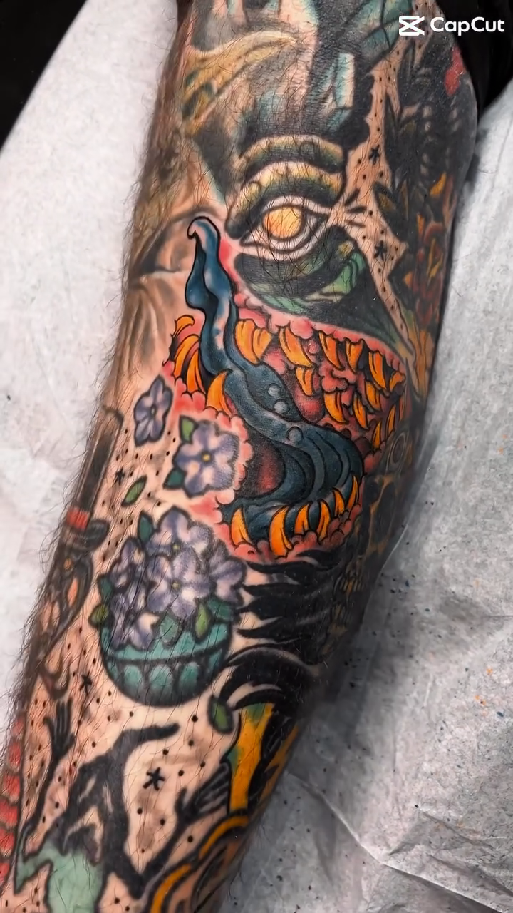 Tattoo by @dustin_hysell_tattooer โ new_school